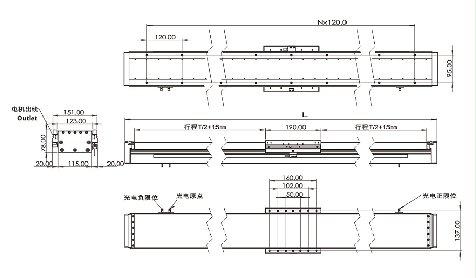 FXZ115直线电机模组