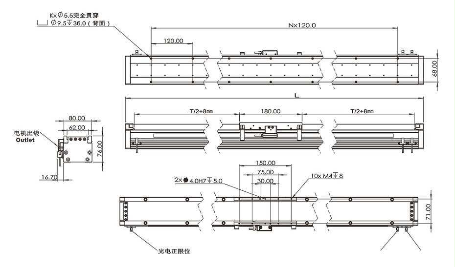 FXZ82直线电机模组